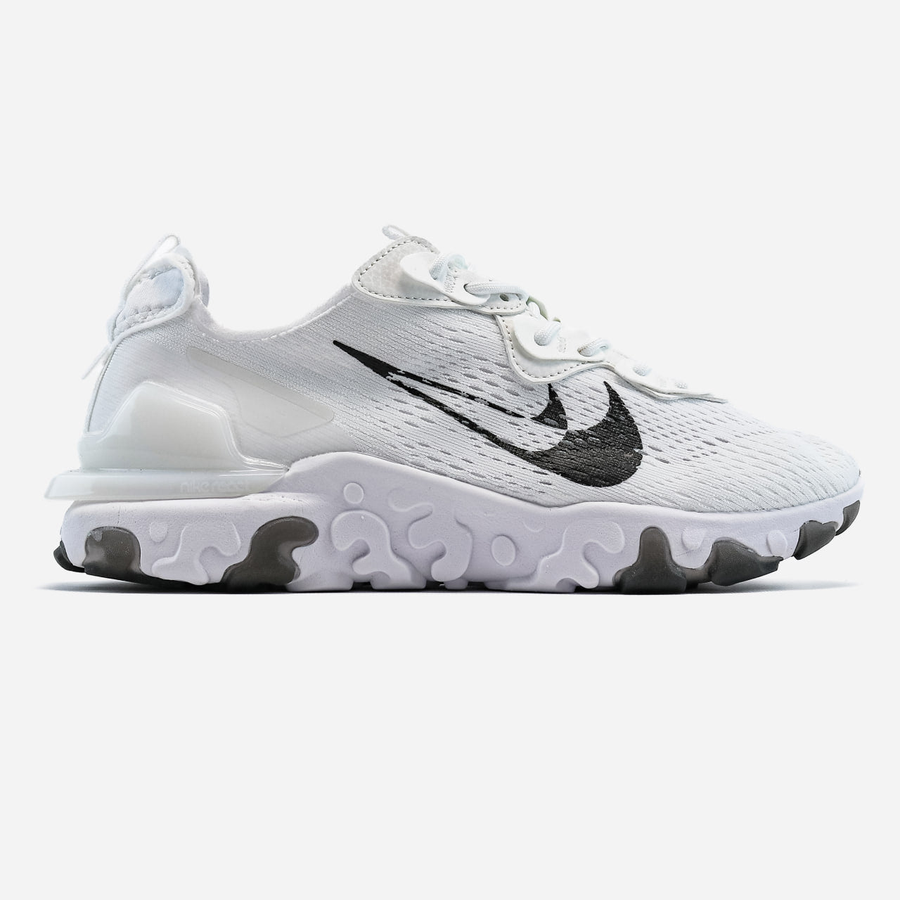 Nike React Vision White Black Swoosh