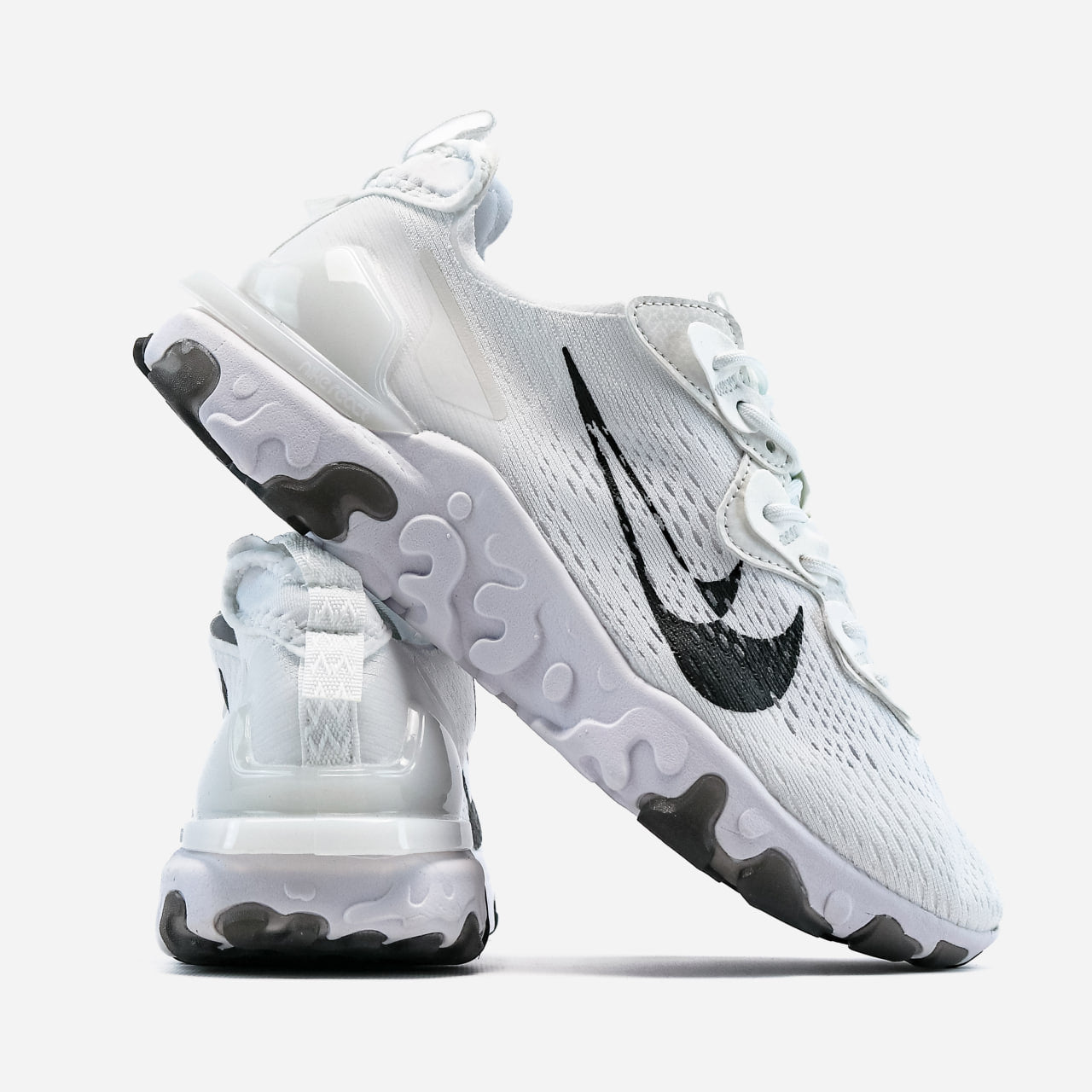 Nike React Vision White Black Swoosh