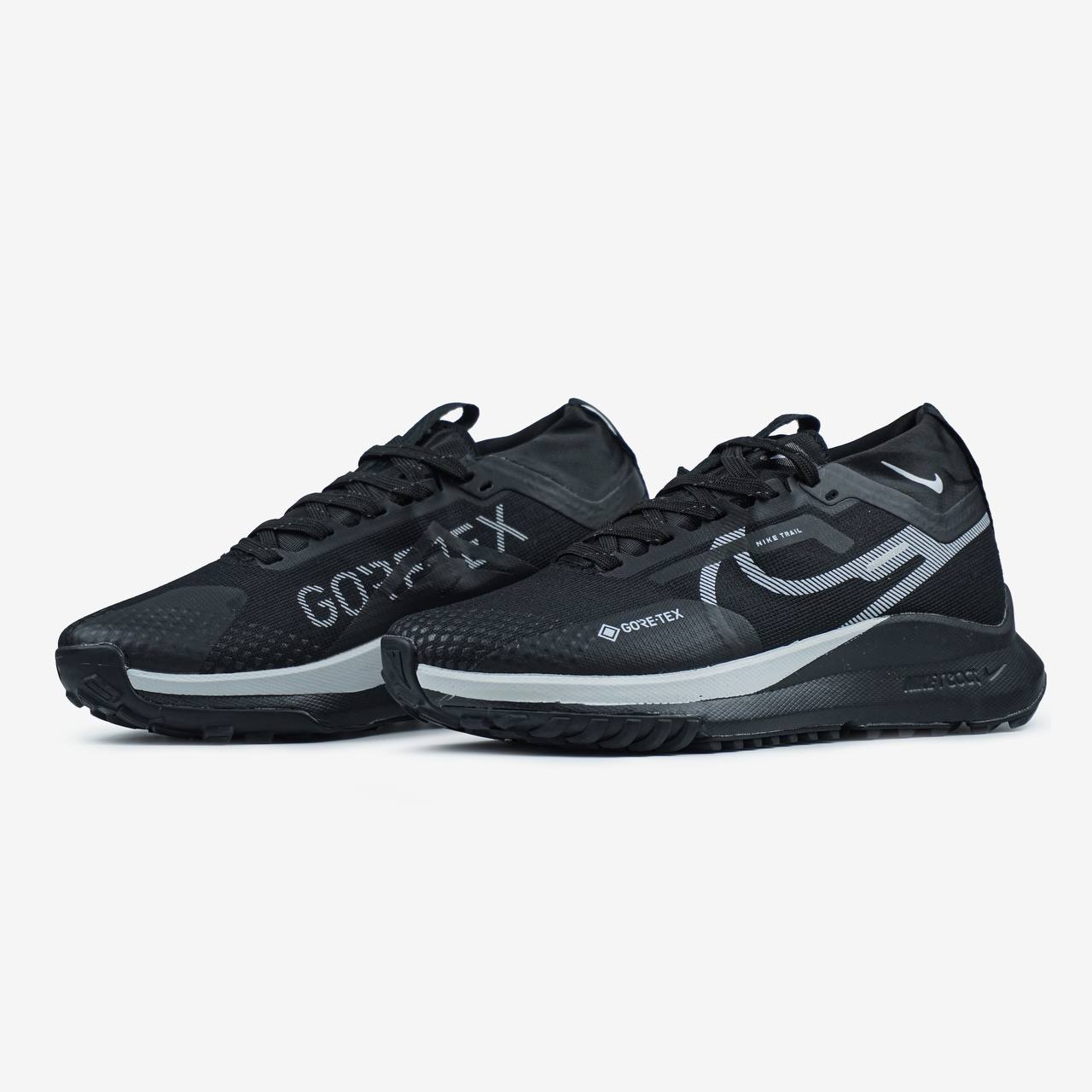 Nike React Pegasus Trail 4 GORE-TEX Black White Grey