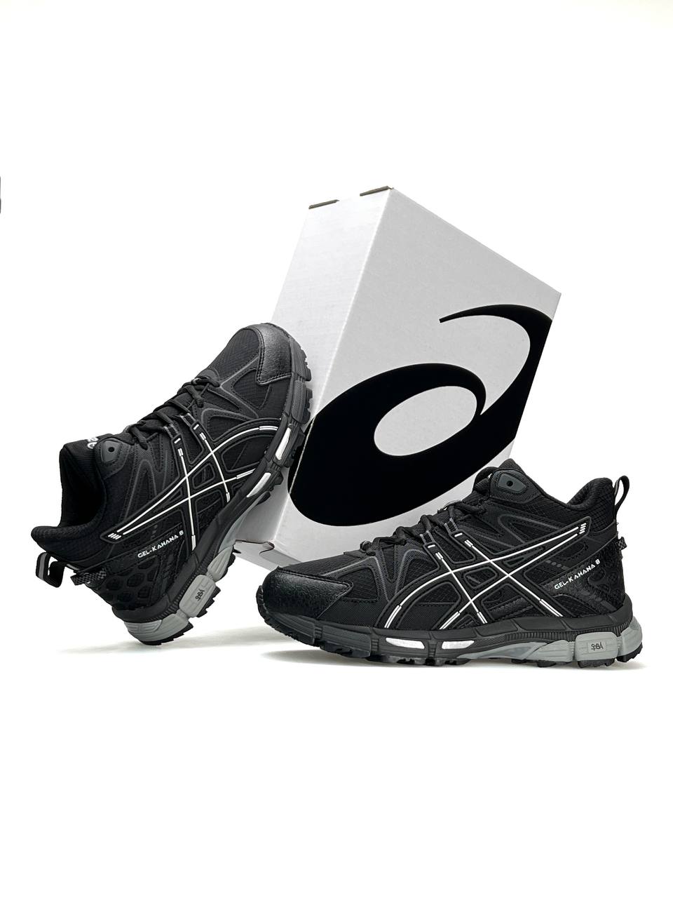 Asics Gel-Kahana 8 Hight Black White Fur