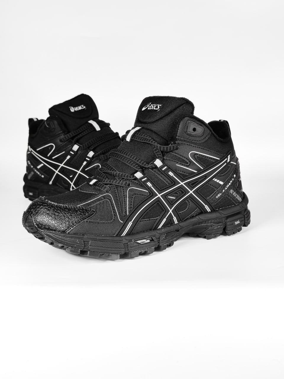 Asics Gel-Kahana 8 Hight Black White Strips Fur