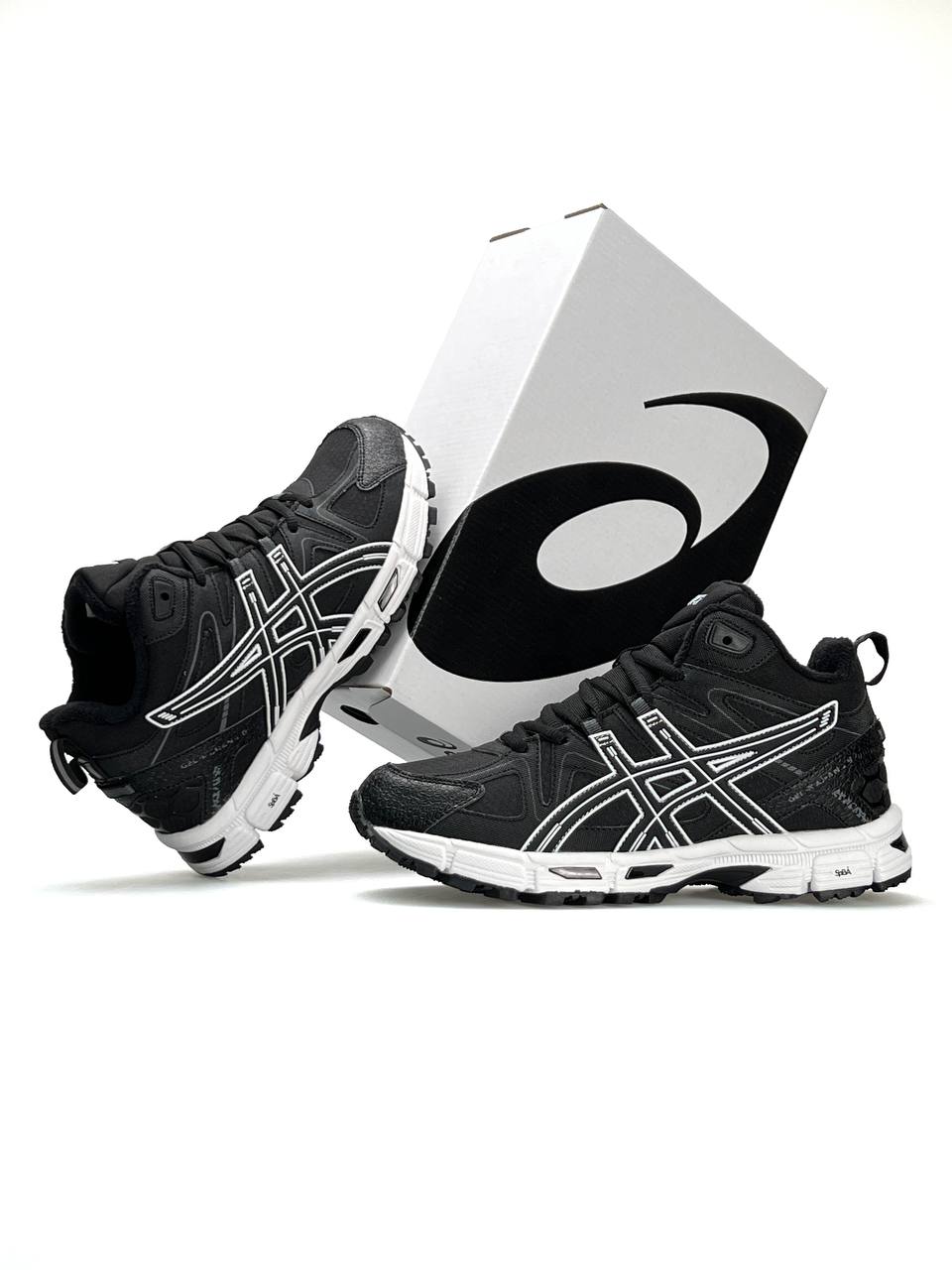 Asics Gel-Kahana 8 Hight Black White Fur II