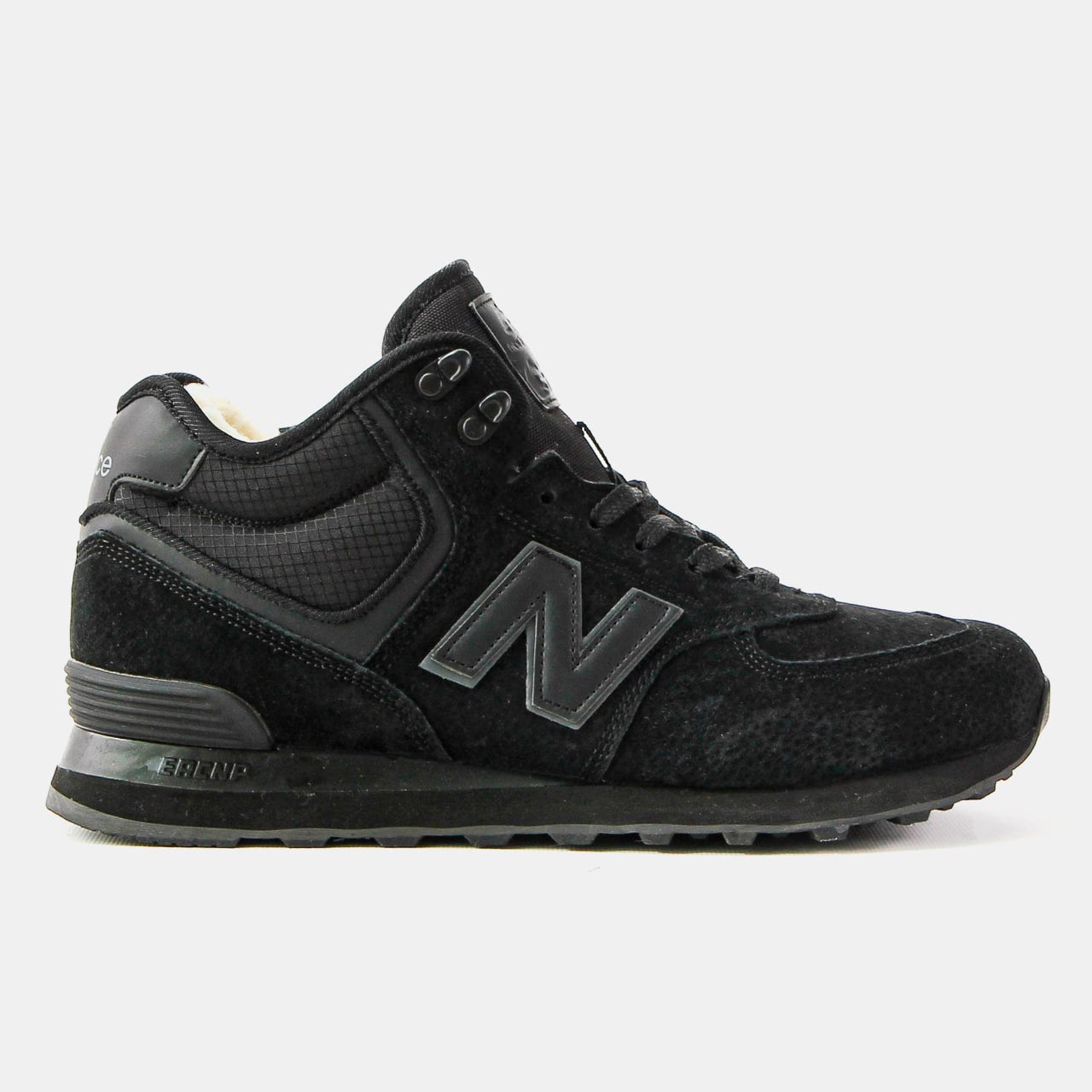 New Balance 574 High Black (хутро)