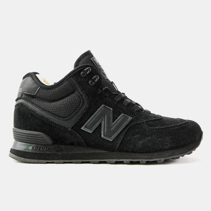 New Balance 574 High Black (хутро)