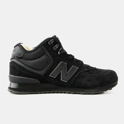 New Balance 574 High Black (хутро)