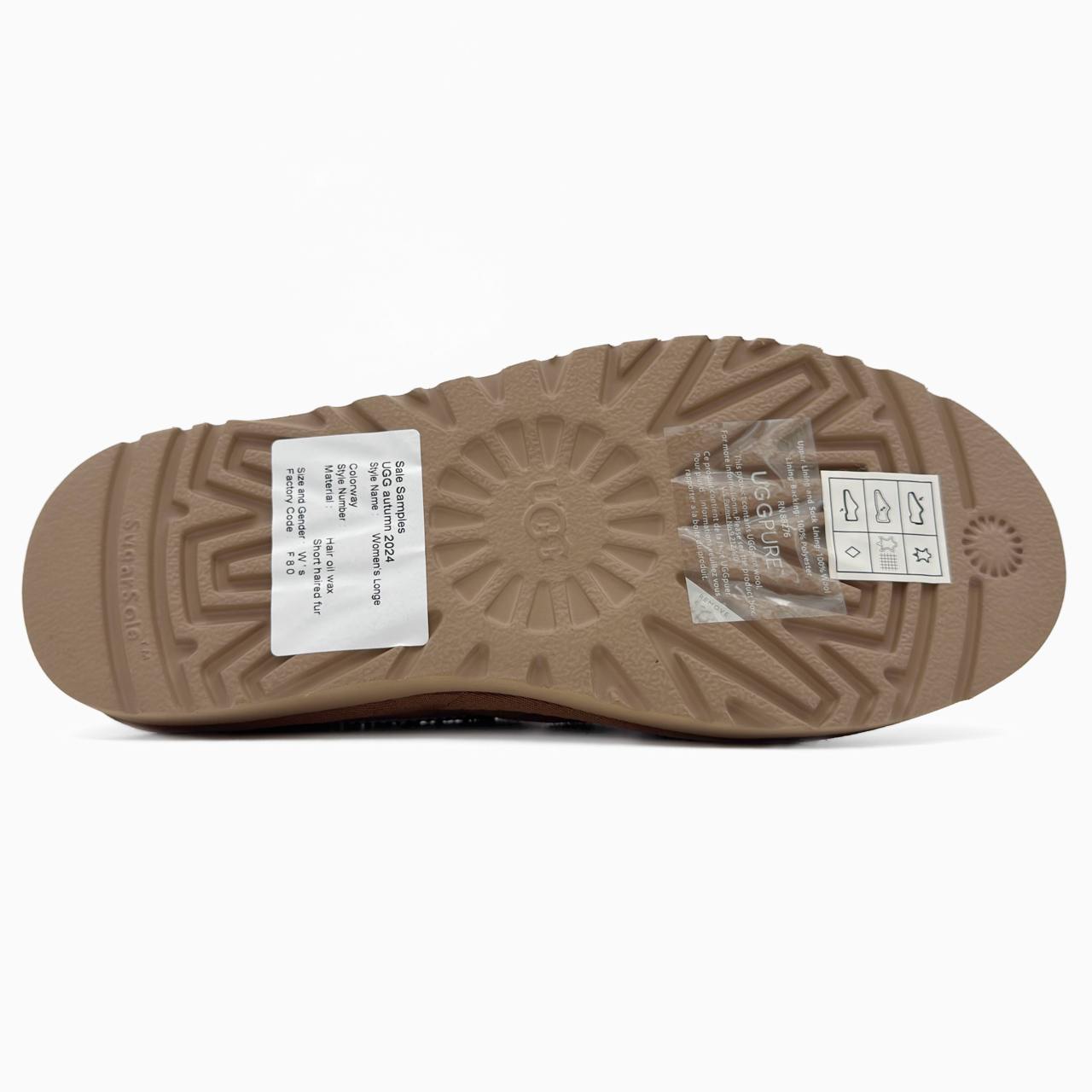 UGG Tasman Chestnut (коричнева вишивка)
