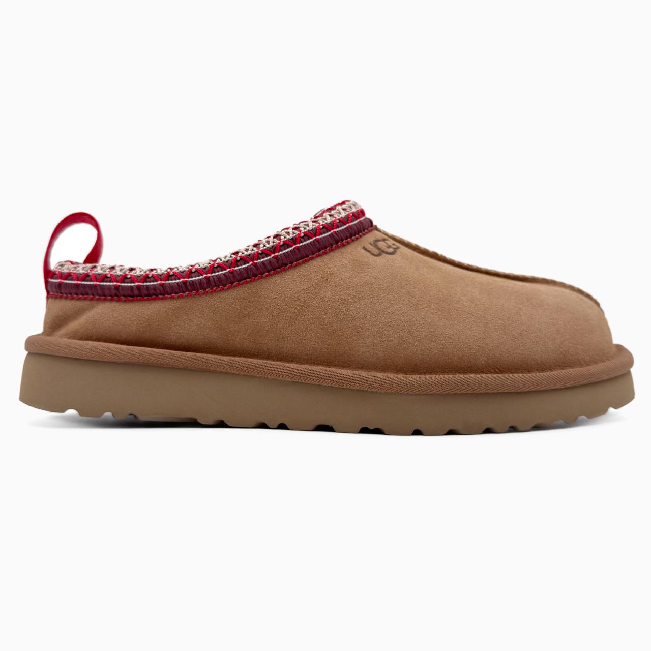 UGG Tasman Chestnut (червона вишивка)