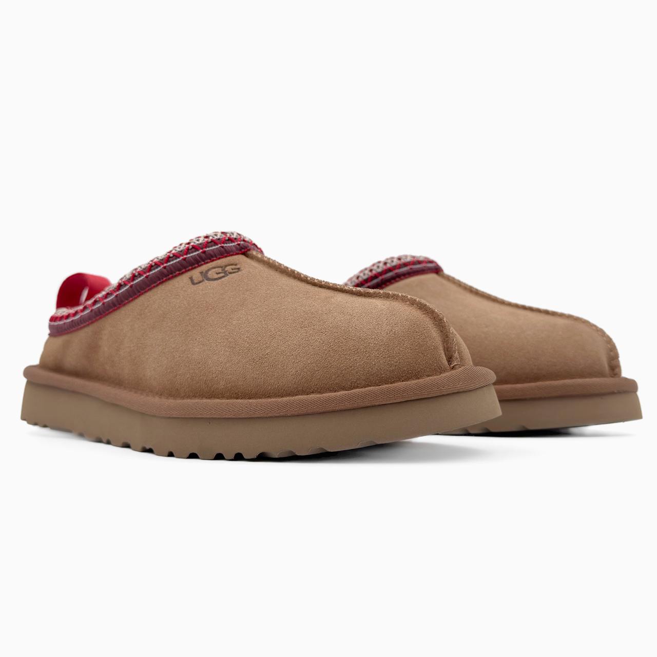 UGG Tasman Chestnut (червона вишивка)