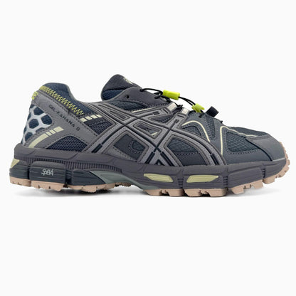 Asics Gel-Kahana 8 Black Grey Green Fur (хутро)