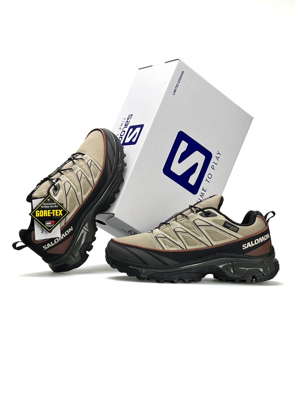 Salomon XT-6 Expanse GTX Beige Brown Black