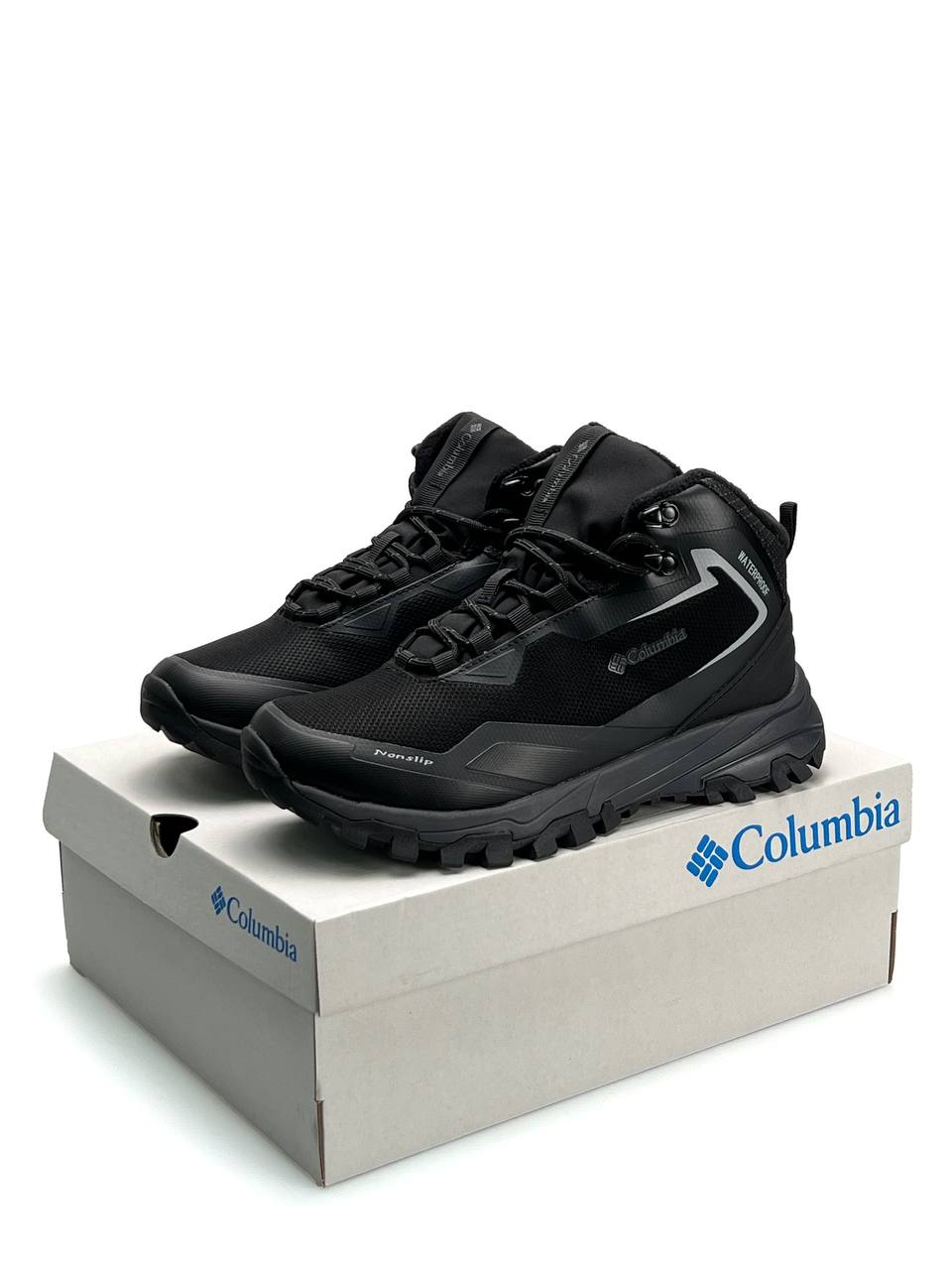 Columbia Trailstorm Black Grey Fur