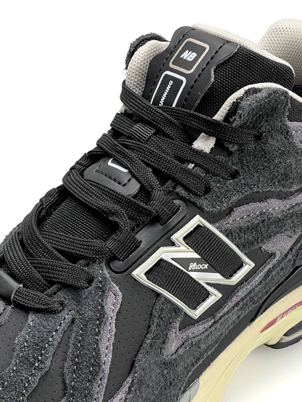 New Balance 1906D Black Grey Beige Fur