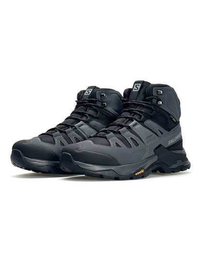 Salomon Quest 4 Gore-Tex Grey Black Fur