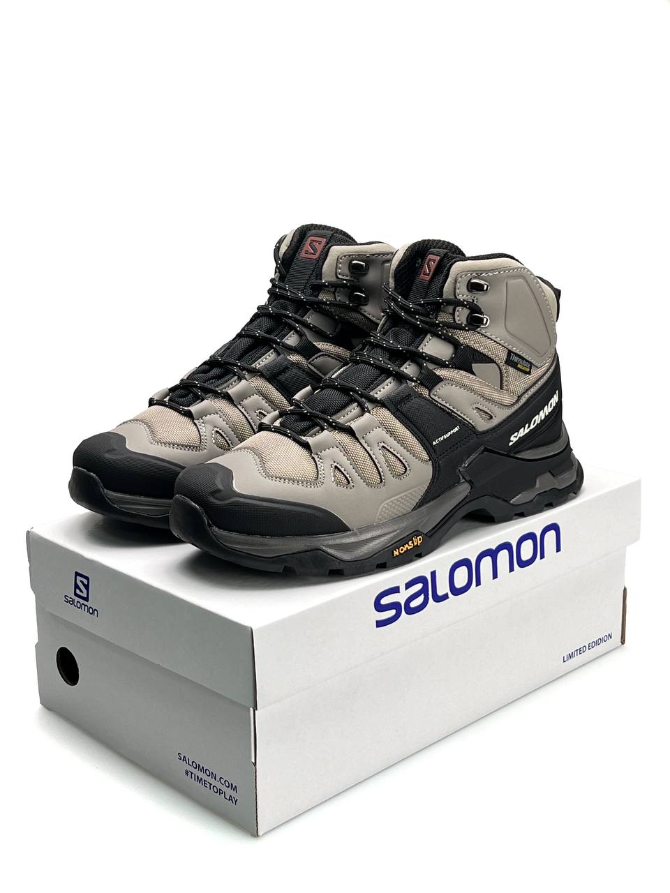 Salomon Quest 4 Gore-Tex Beige Fur