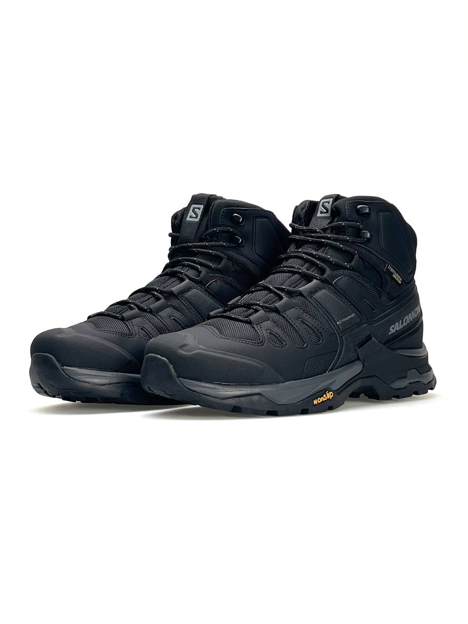 Salomon Quest 4 Gore-Tex Black Grey Fur