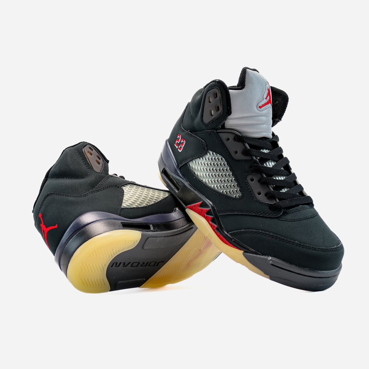 Nike Air Jordan 5 Gore-Tex Black Beige Red II
