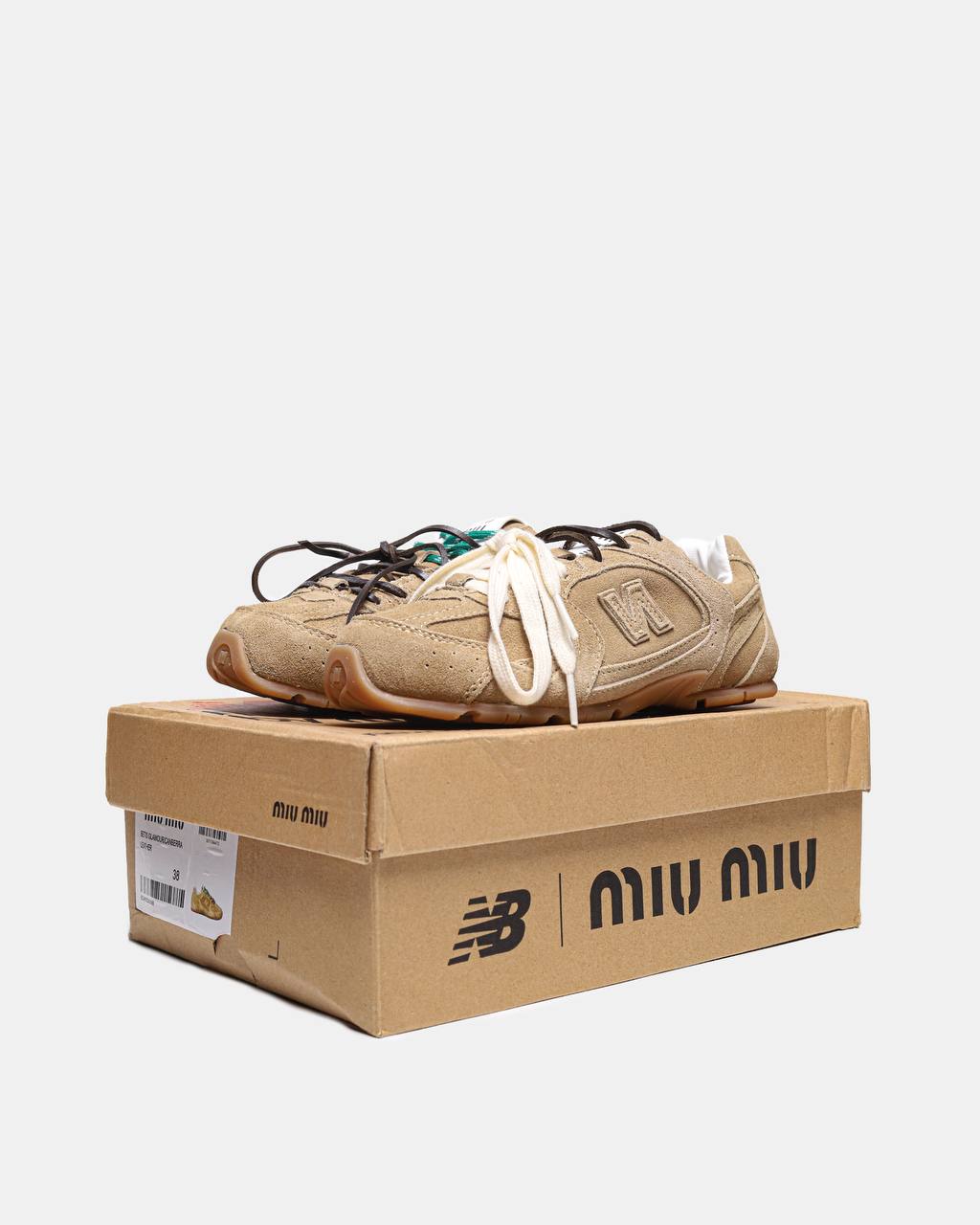 New Balance x MIU MIU Beige