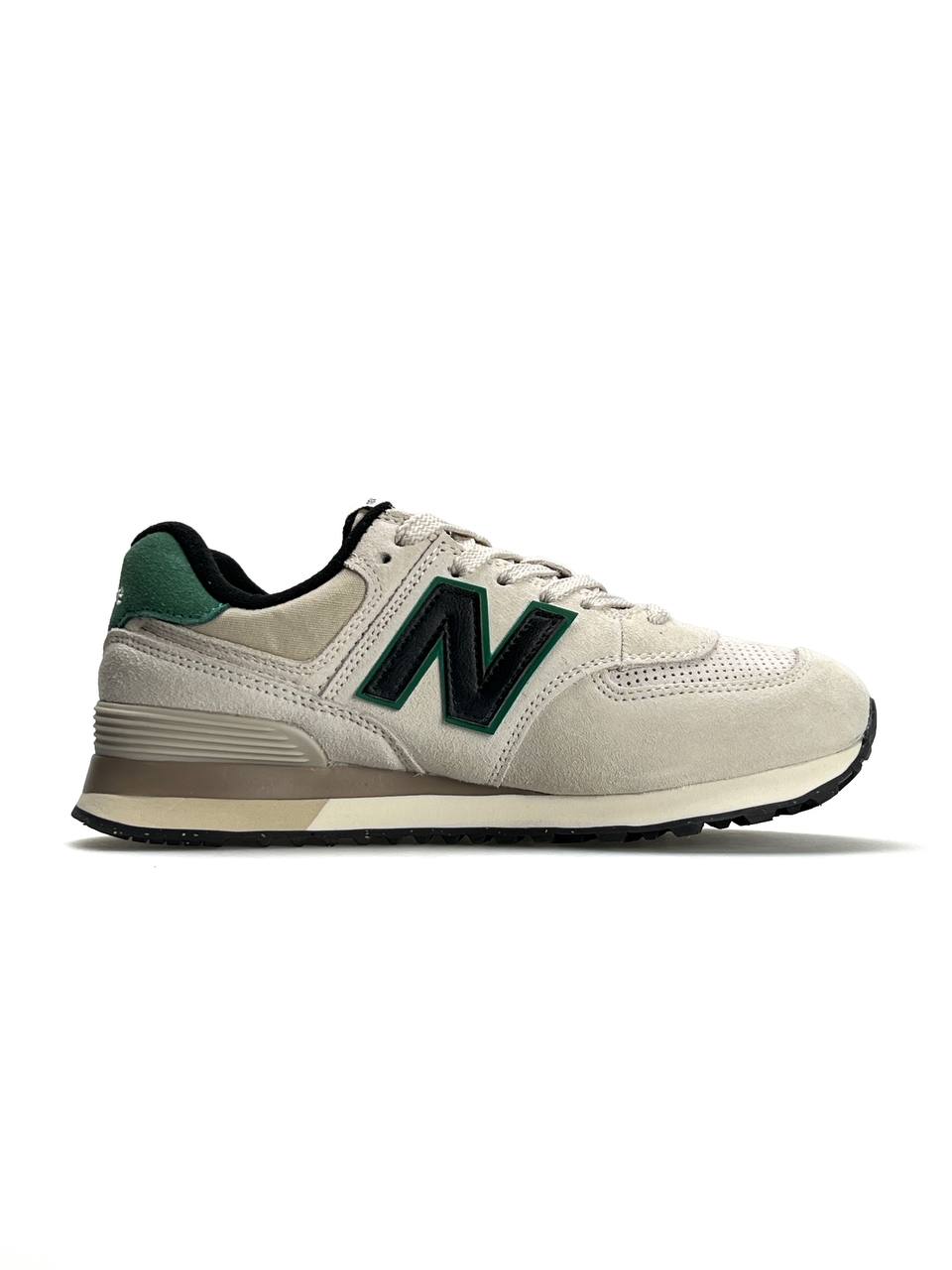 New Balance 574 Beige Black Green Cordura