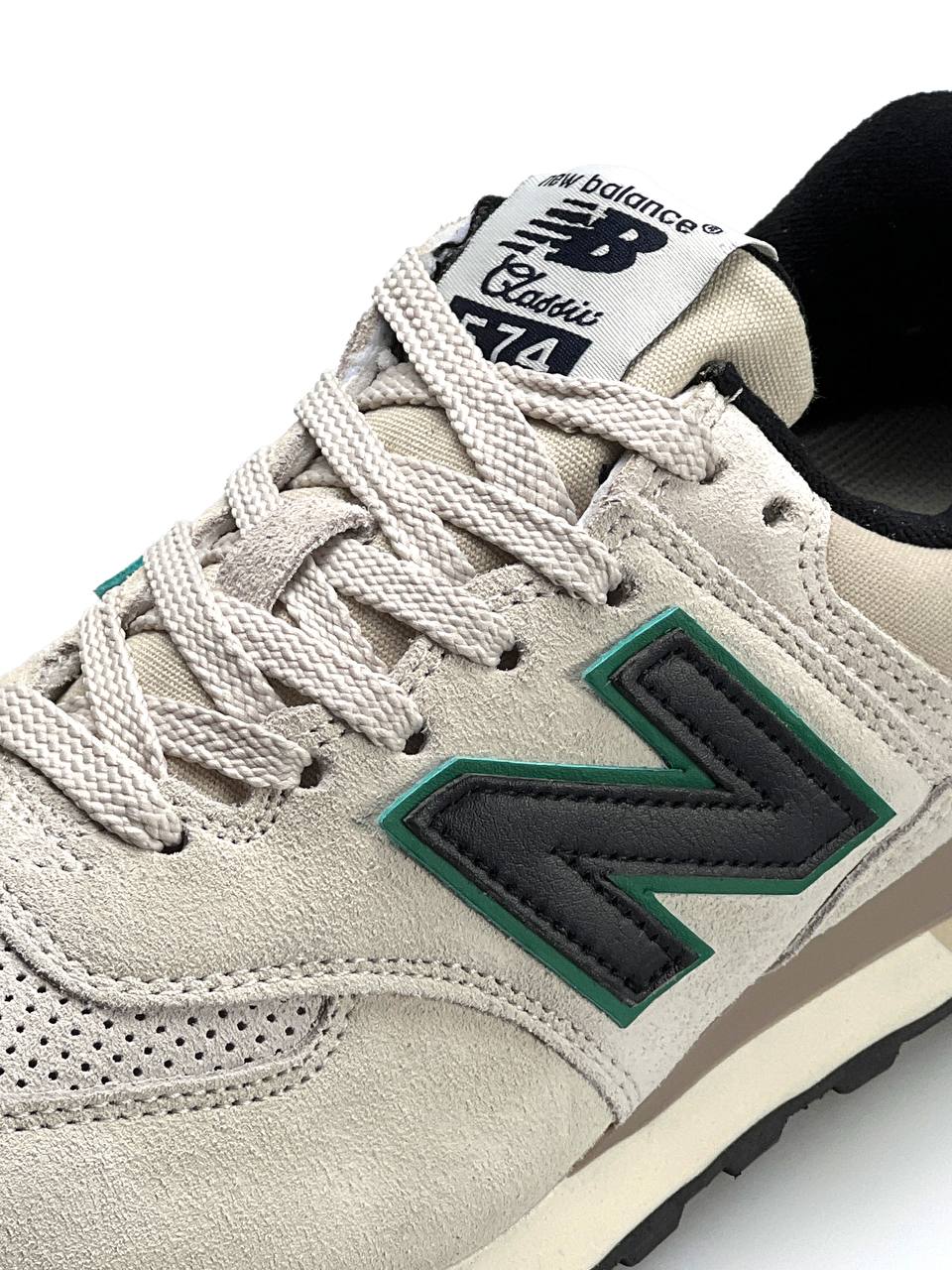New Balance 574 Beige Black Green Cordura
