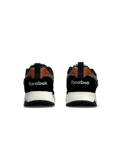 Reebok Classic Leather Hexalite Black Grey Beige