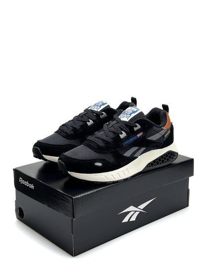 Reebok Classic Leather Hexalite Black Grey Beige
