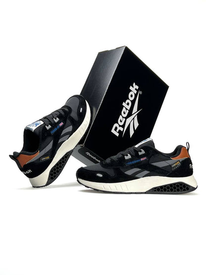 Reebok Classic Leather Hexalite Black Grey Beige