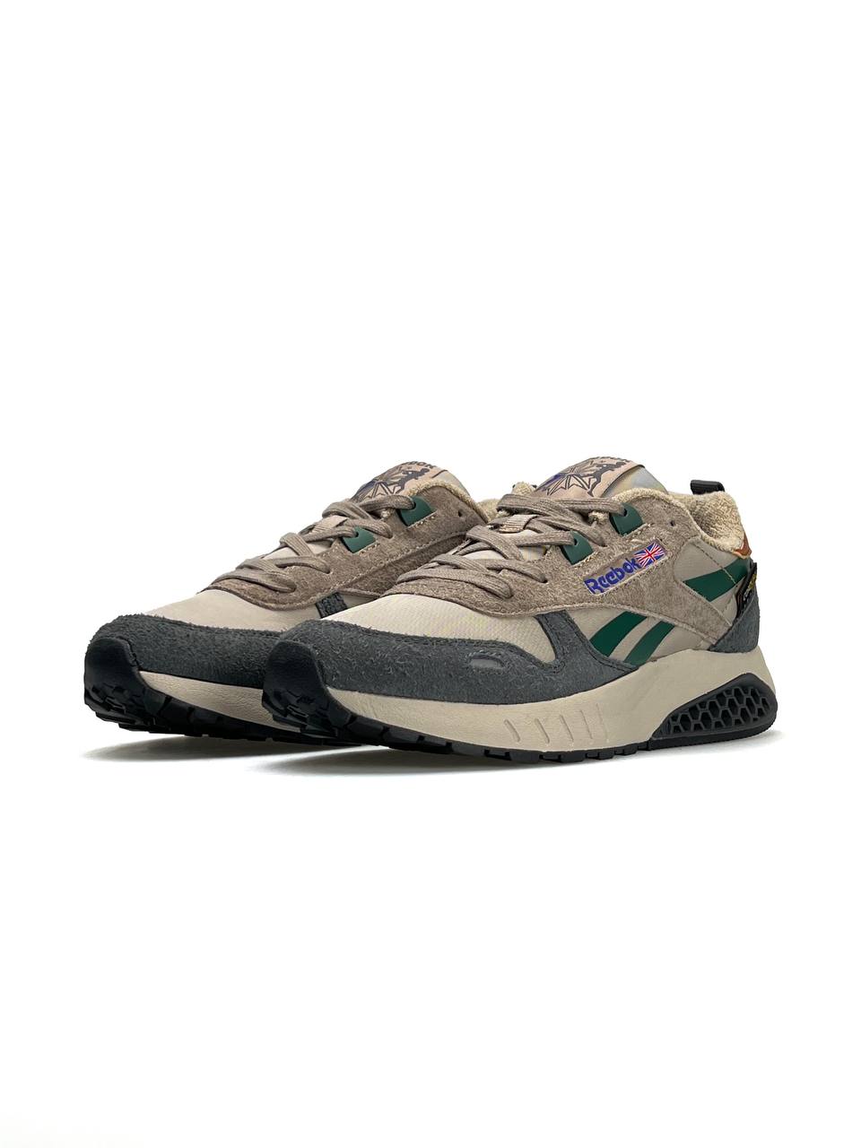 Reebok Classic Leather Hexalite Brown Grey Green