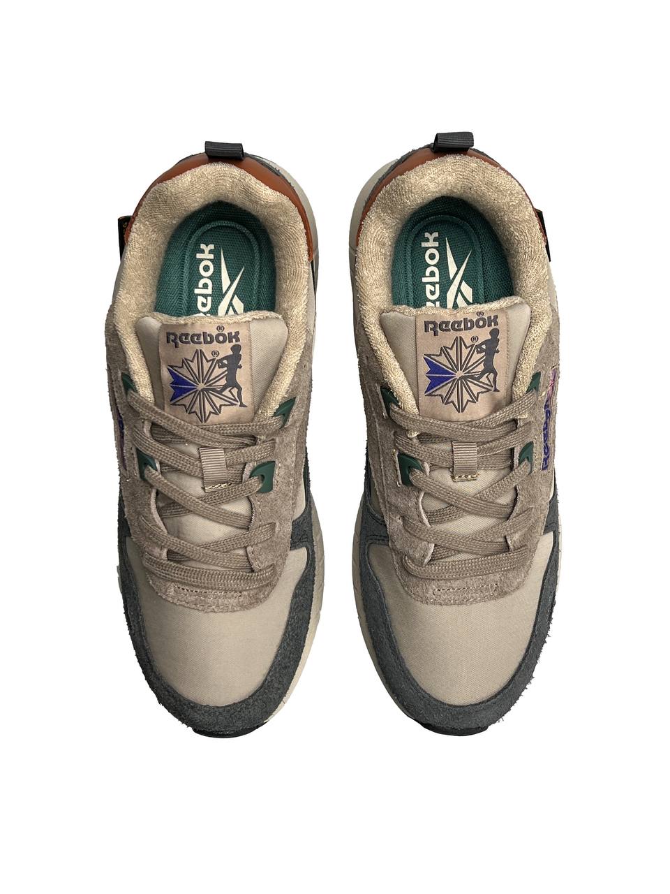 Reebok Classic Leather Hexalite Brown Grey Green