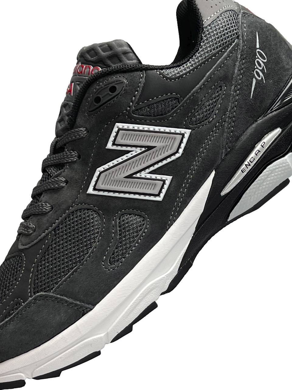 New Balance 990 Dark Grey White