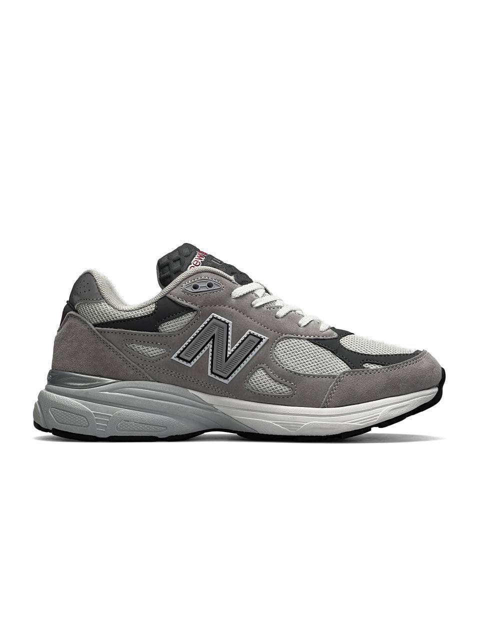 New Balance 990 Grey White Reflective