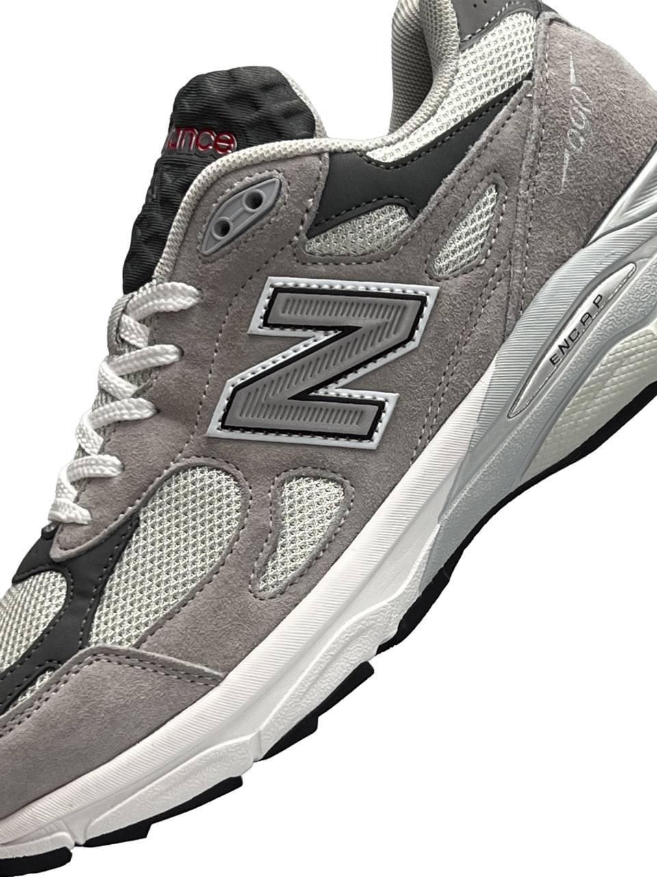 New Balance 990 Grey White Reflective