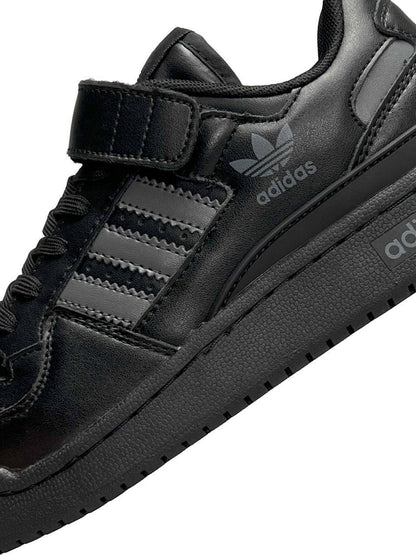 Adidas Forum 84 Low Black Grey Leather