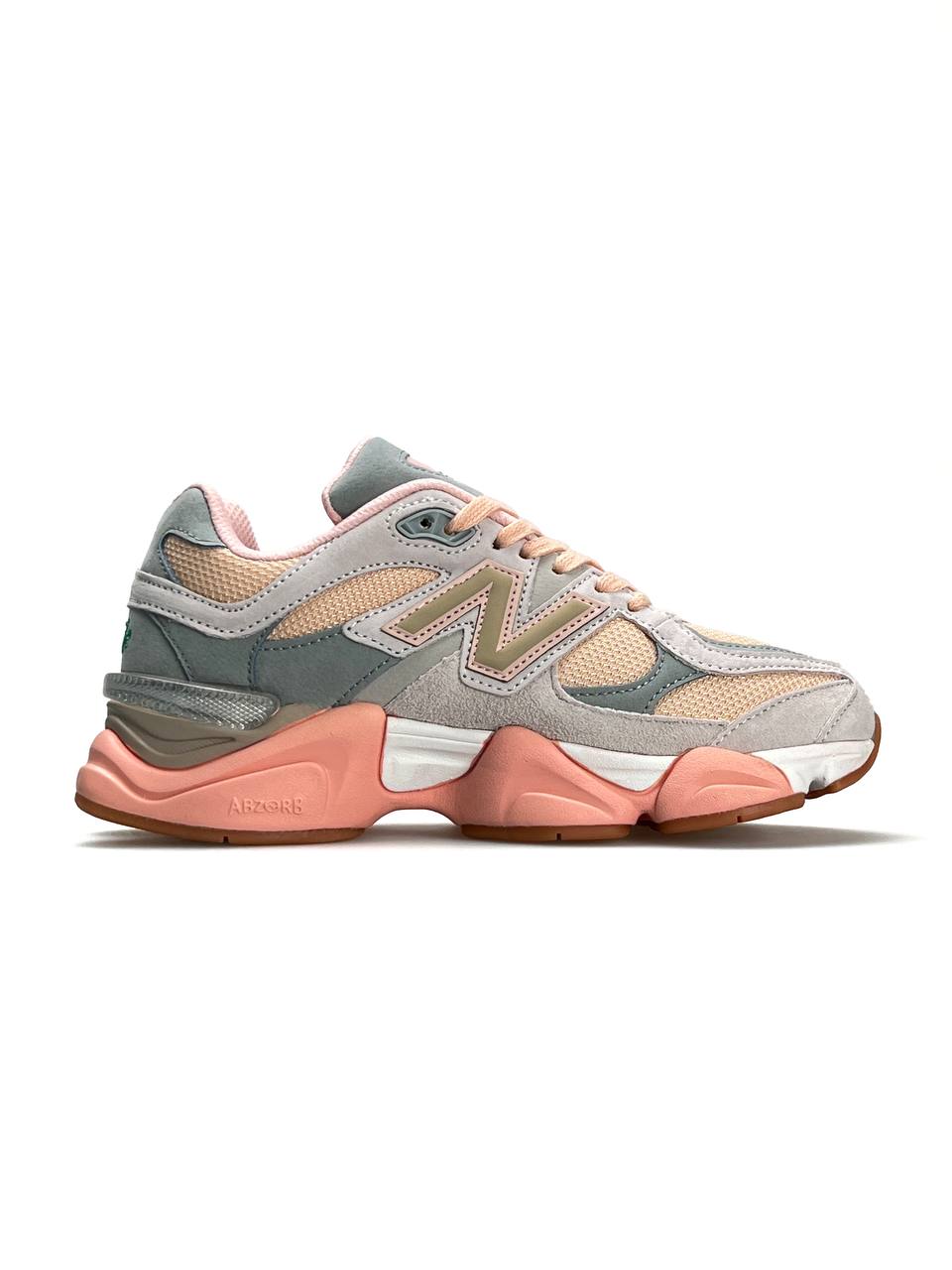 New Balance 9060 Grey Orange Cordura