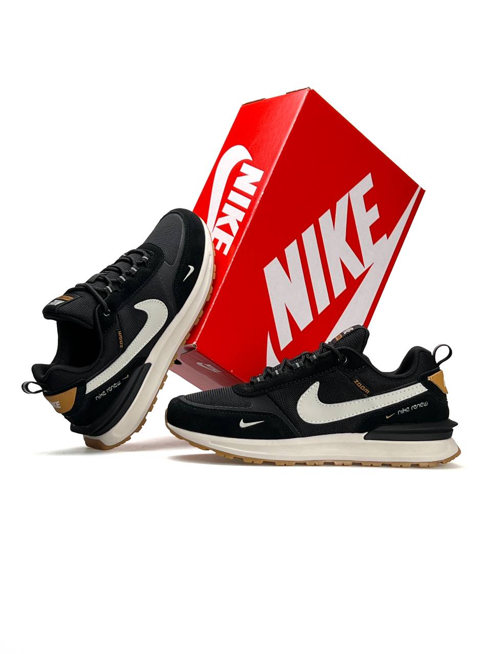 Nike Zoom Lunar Apparent Black Beige Gum