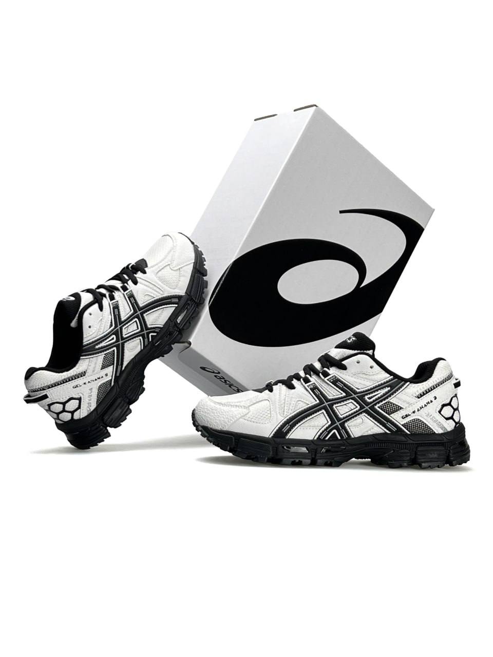 ASICS Gel-Kahana 8 White Grey Black
