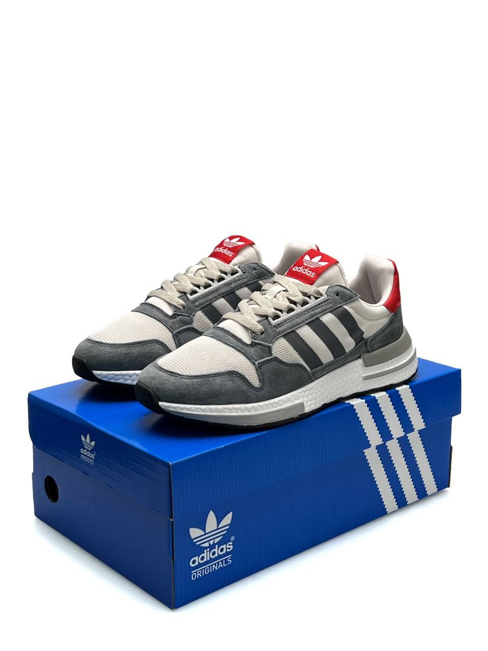 Adidas ZX 500 RM Grey Four Scarlet