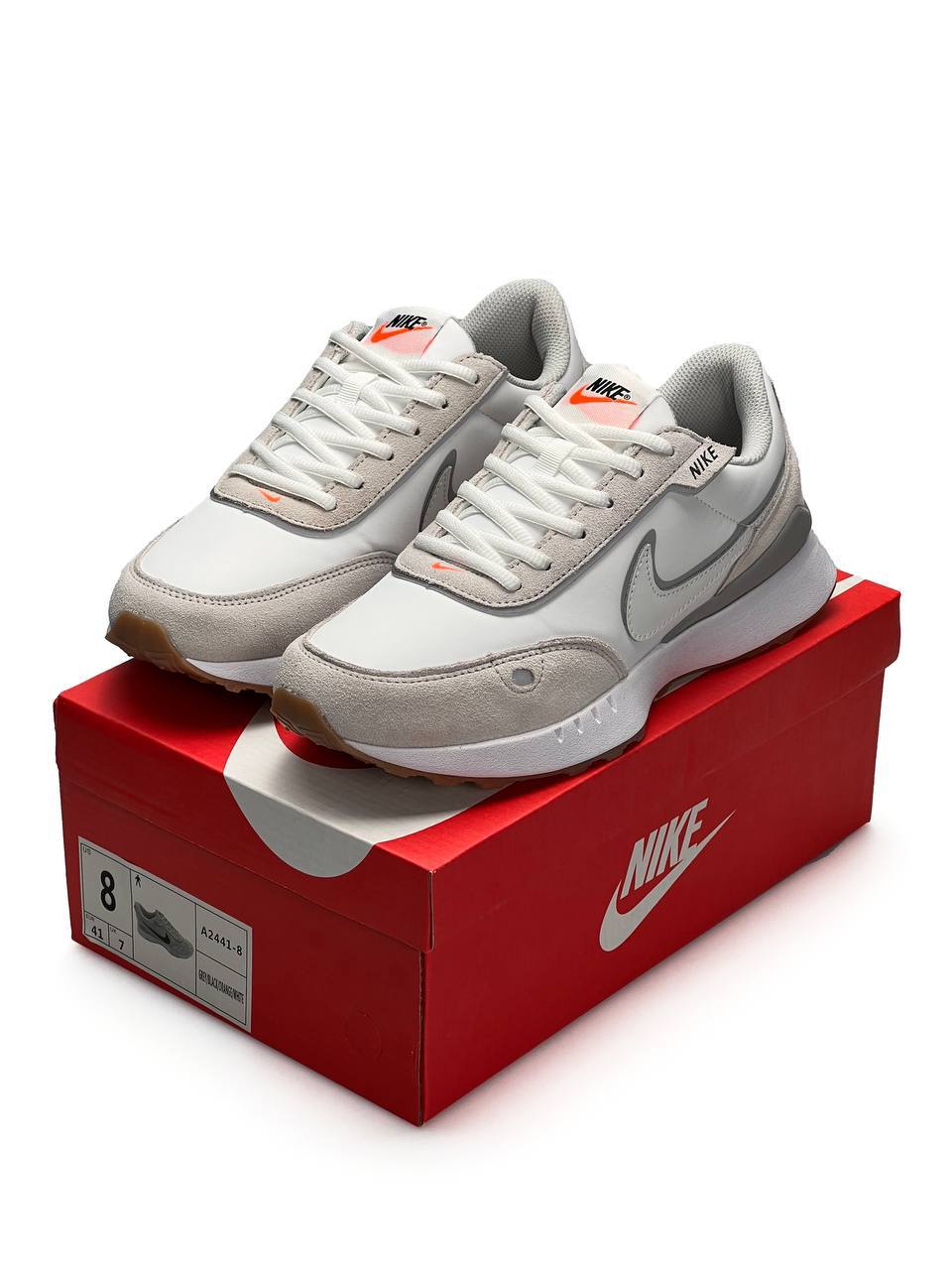 Nike Waffle White Gray