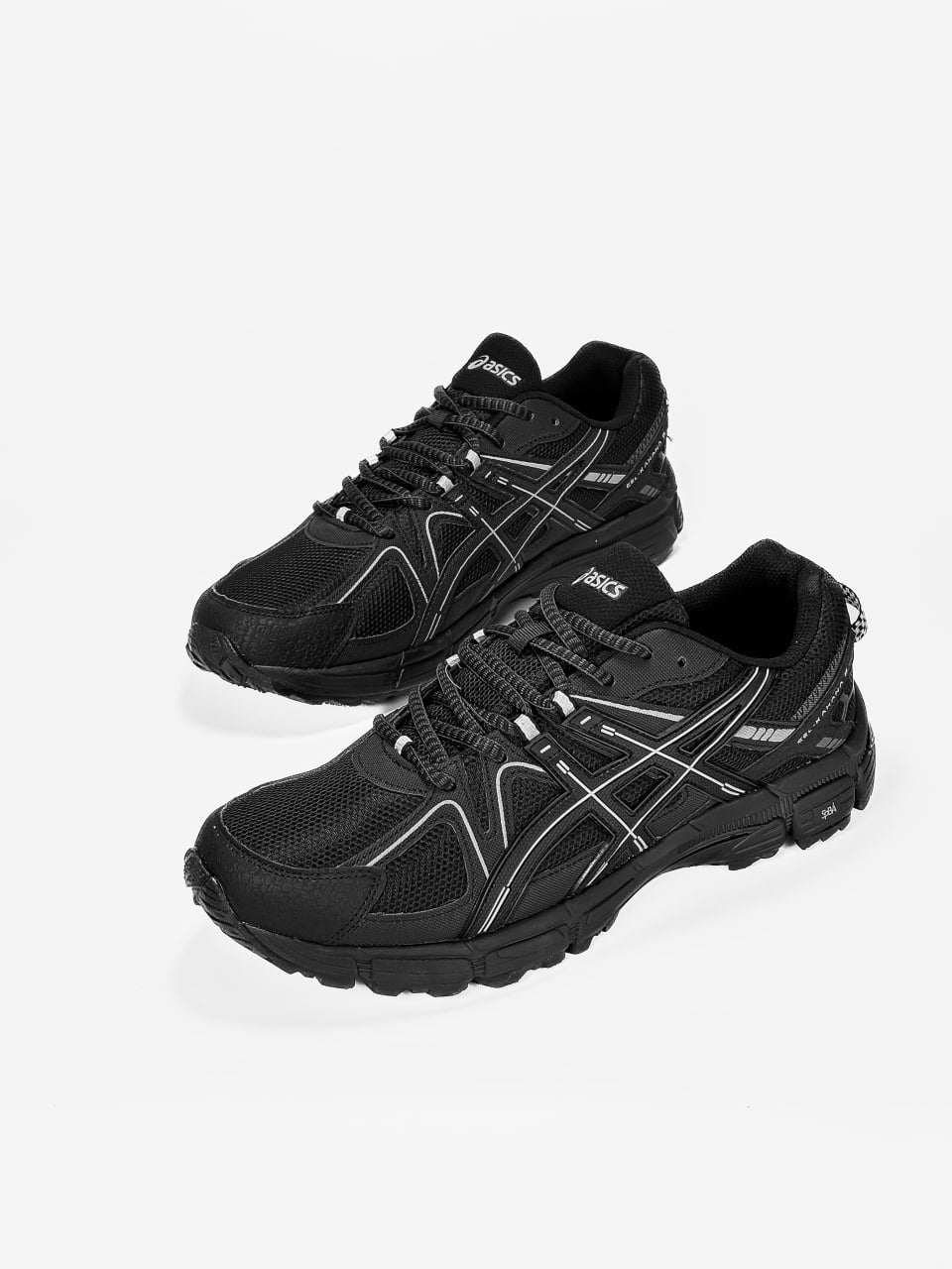 Asics Gel-Kahana 8 Black White Lines Big Size (Великан)