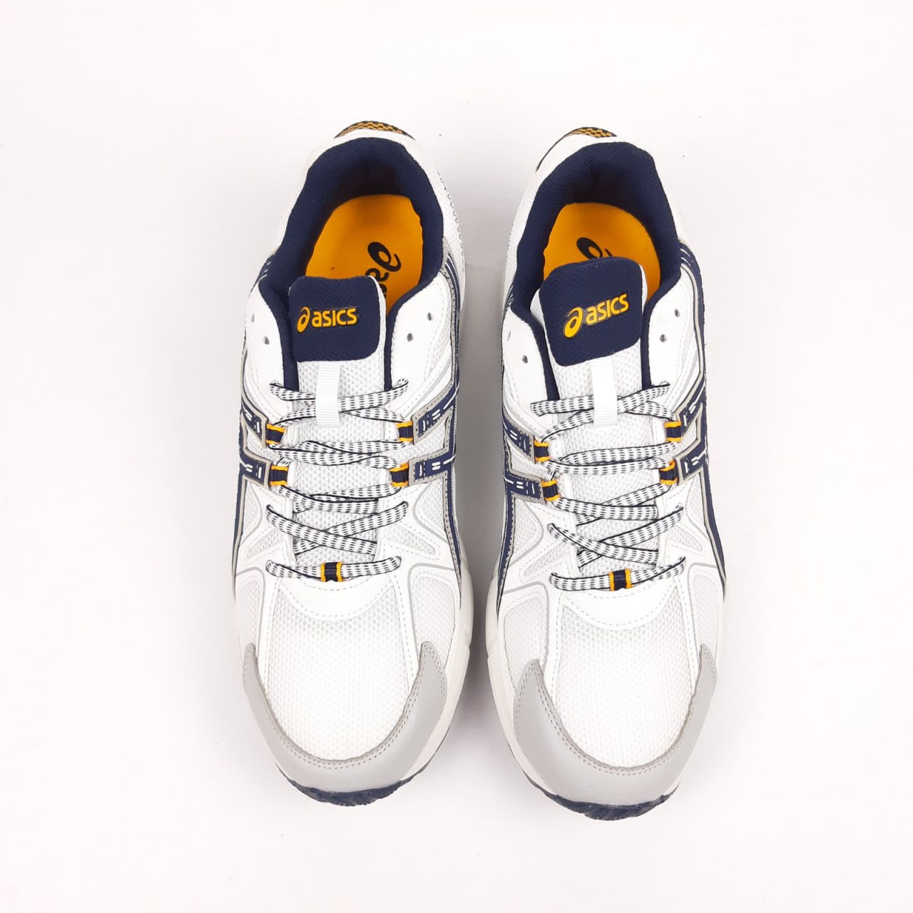 Asics Gel-Kahana 8 White Navy BIG SIZE (Великан)