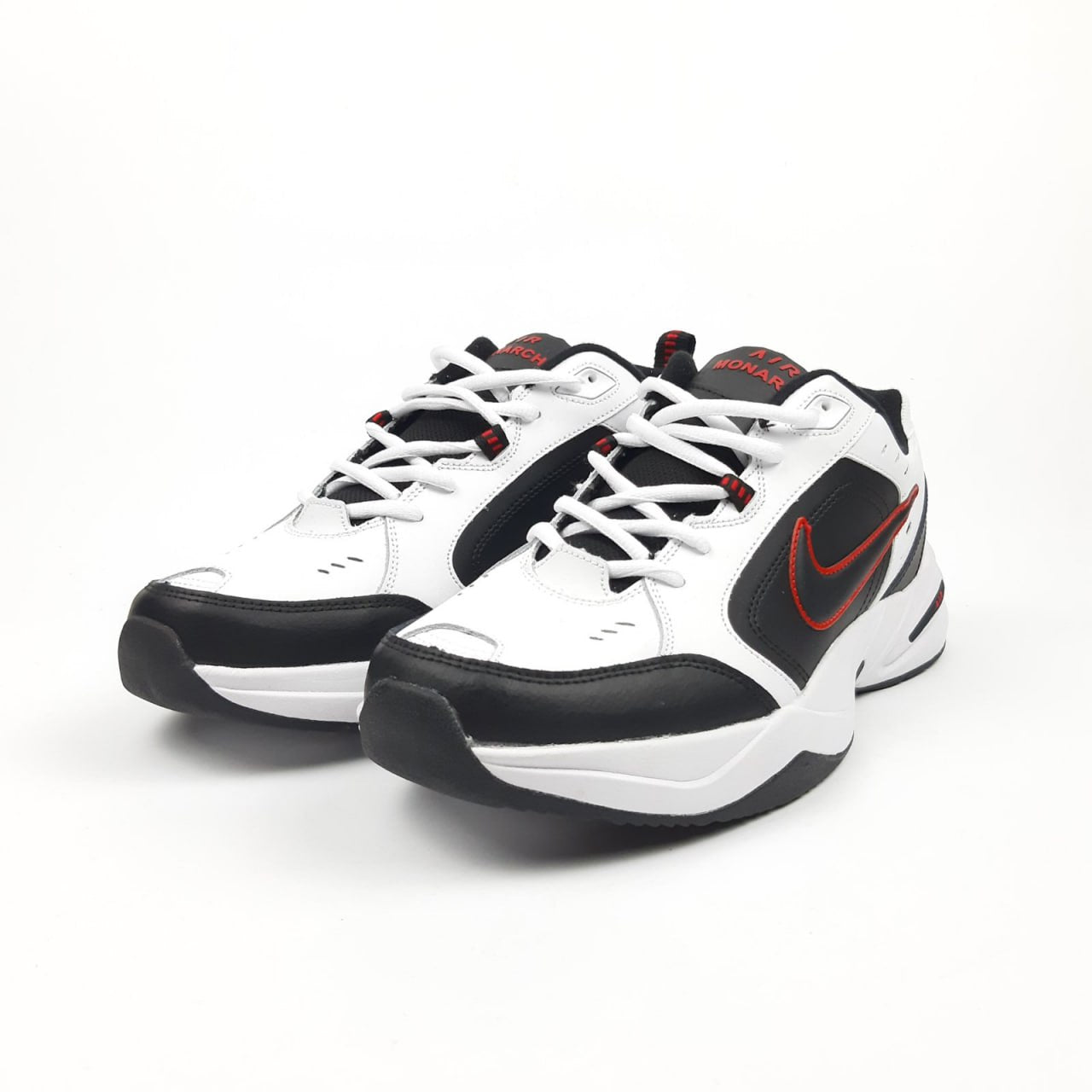 Nike Air Monarch Black Red White Big Size (Великан)