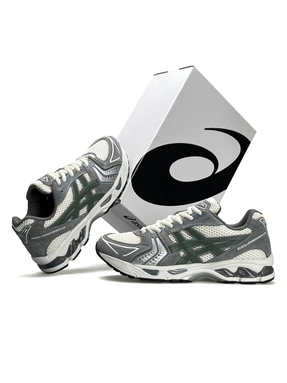 Asics Gel-Kayano 14 Grey Silver Green
