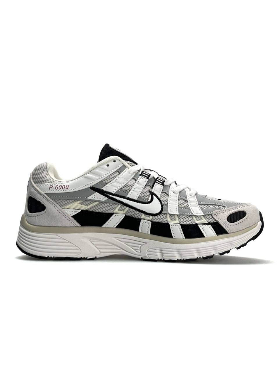 Nike P-6000 Reflective White Grey Black