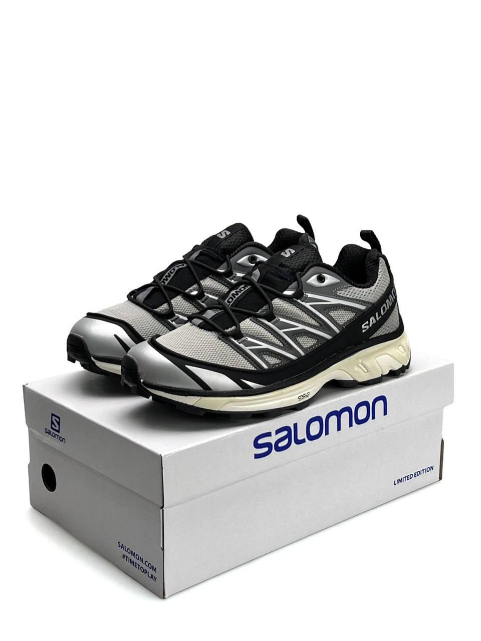 Salomon XT-6 EXPANSE Black Grey Beige