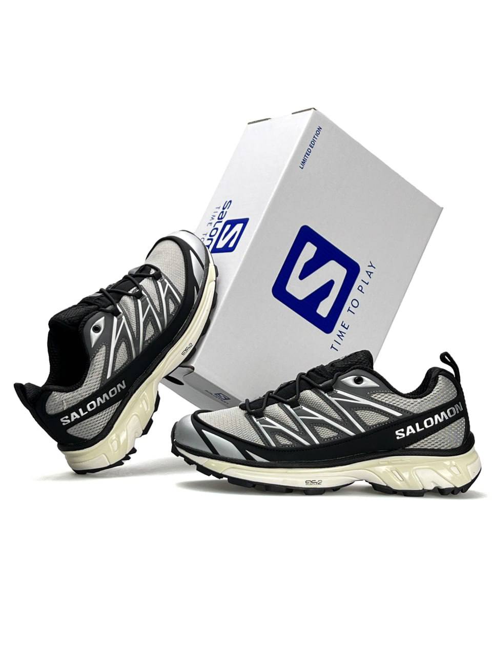 Salomon XT-6 EXPANSE Black Grey Beige