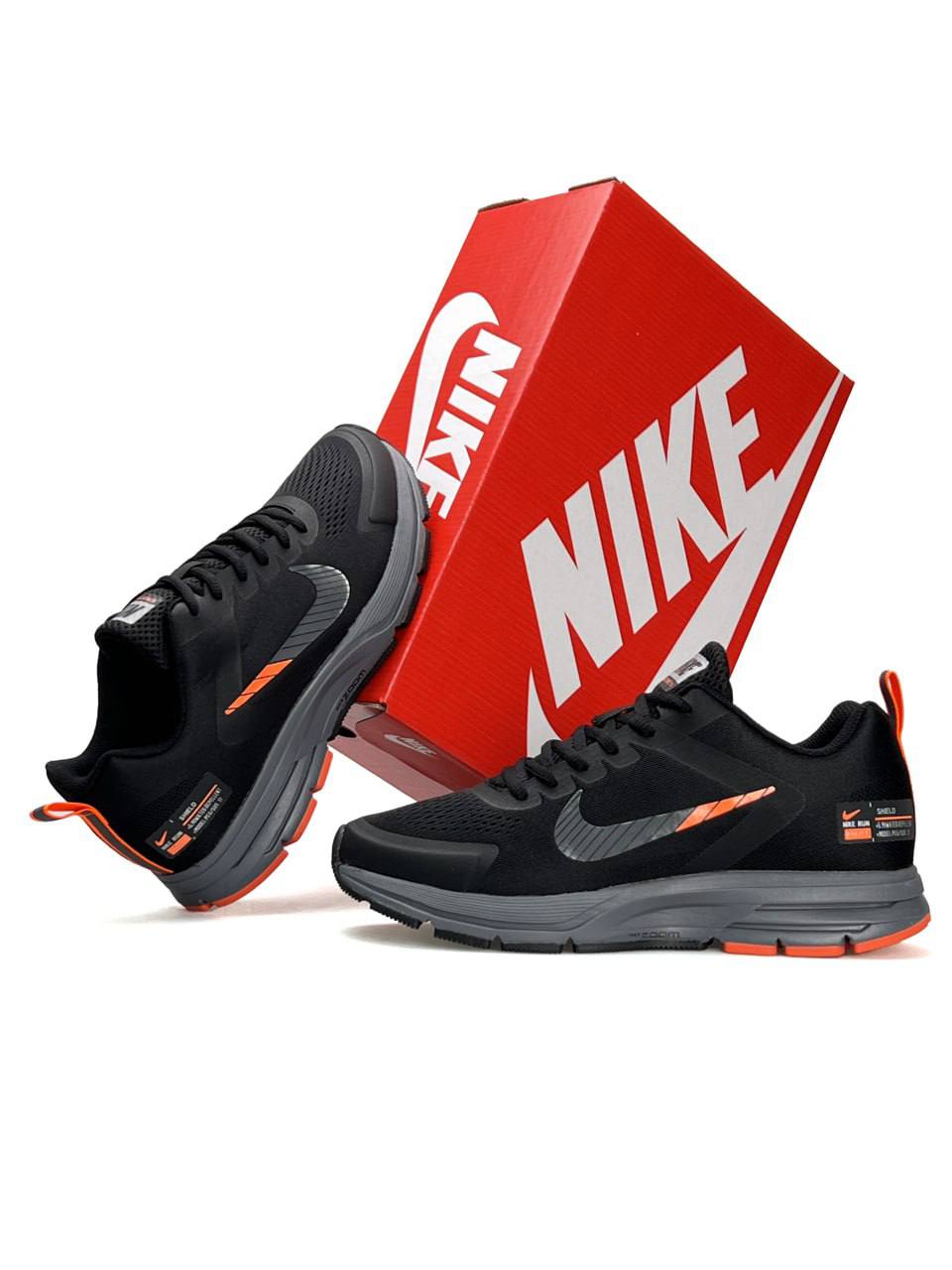 Nike Zoom Structure 17x Black Grey Orange