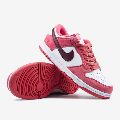 Nike SB Low Dunk Red White Bordo