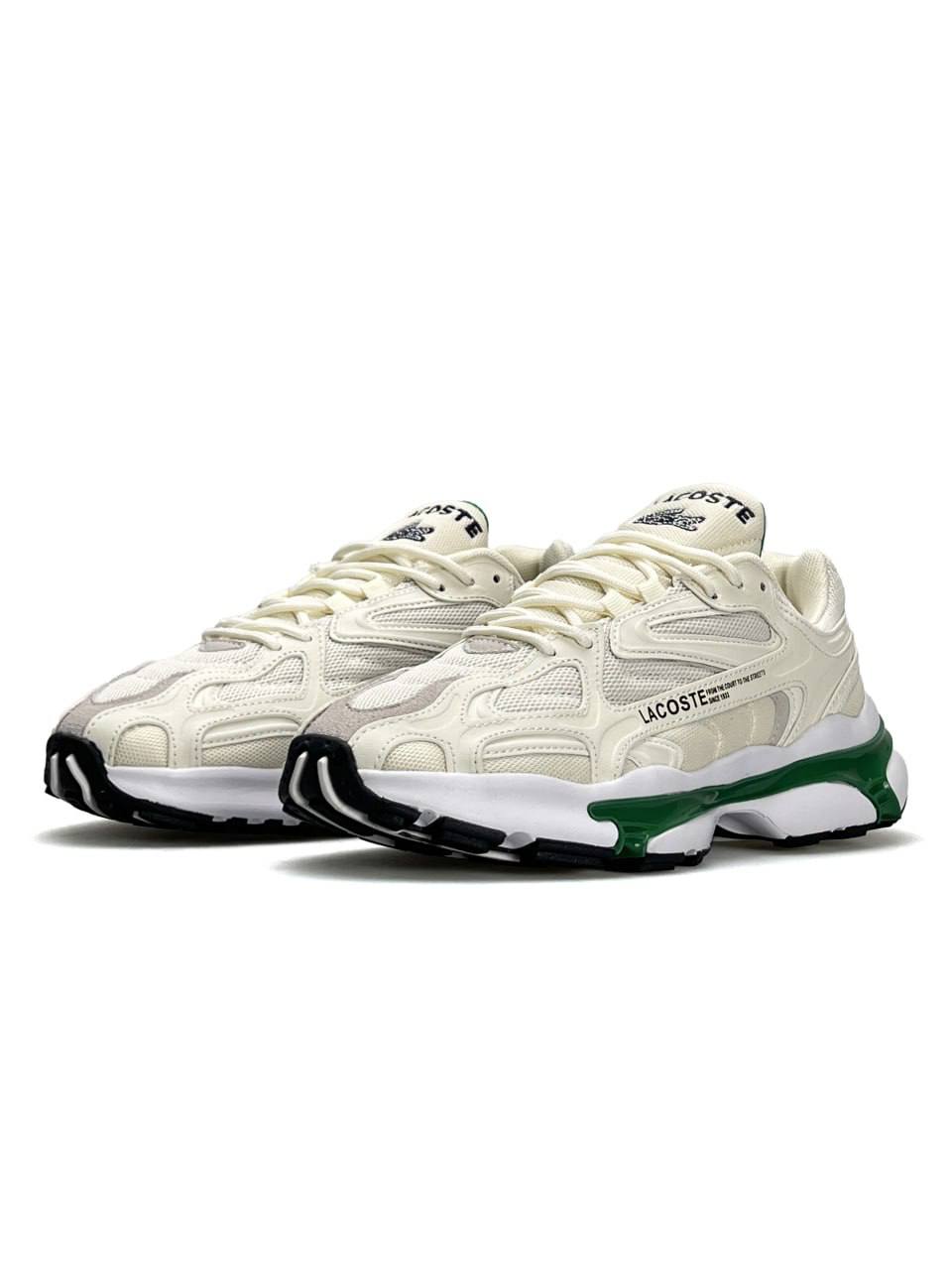 Lacoste L003 2K24 Beige White Green