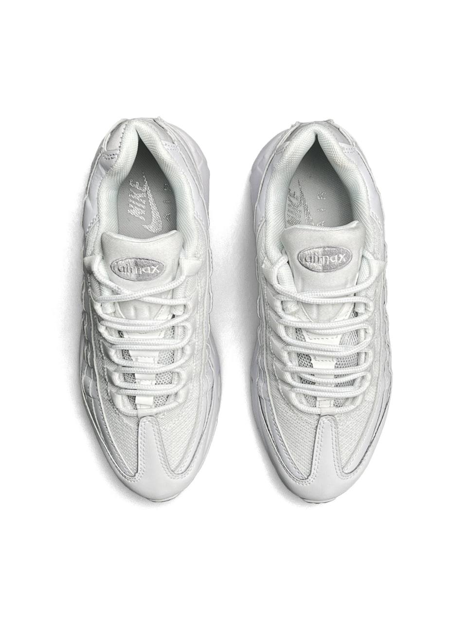 Nike Air Max 95 All White Grey