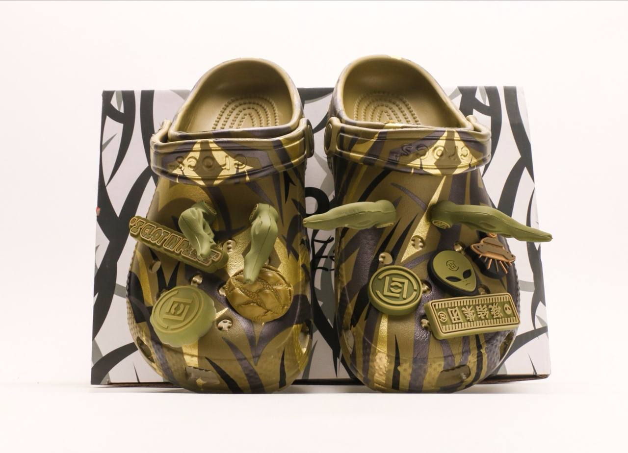 Clot x Crocs Olive