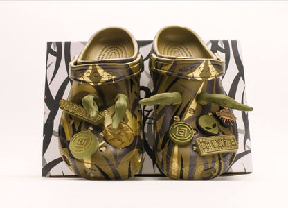 Clot x Crocs Olive